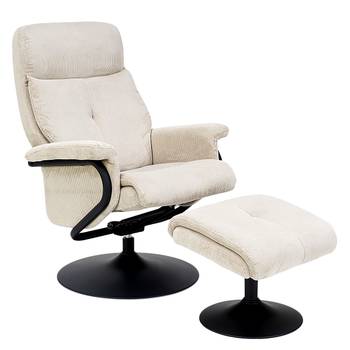 Relaxfauteuil Kero met hocker