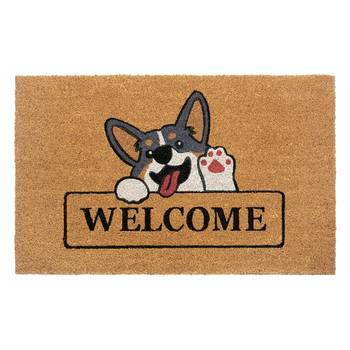 Paillasson coco Welcome & Dog