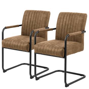 Chaises cantilever Brallee - Lot de 2