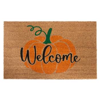 Deurmat Kokos Welcome Pumpkin