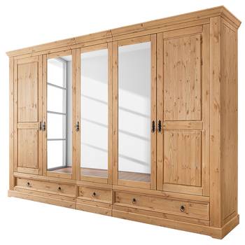 KIRANDY Armadio basso, contenitore in legno massello, armadio basso for camera  da letto in legno non verniciato (Color : O10-2 drawer 180x80x50cm) :  : Casa e cucina