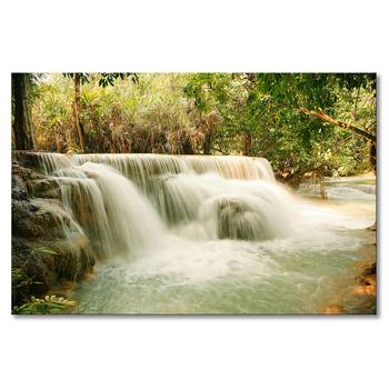 Leinwandbild Jungle Waterfall