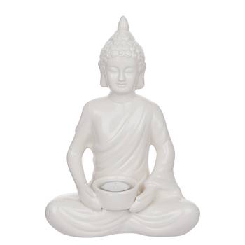 Deko Statue BUDDHA inkl. Teelichthalter