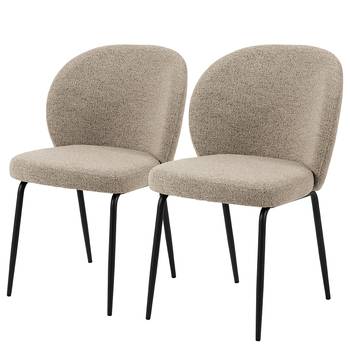 Chaises capitonnées Carreras - Lot de 2