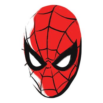 Muurtattoo Spider Man Headshot