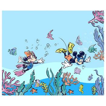 Intissé Mickey & Minnie Coral Reef