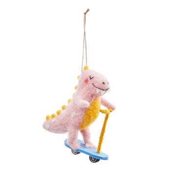 Pendentif FUNKY FRIENDS dino skater