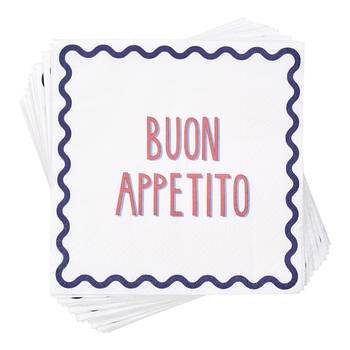 Serviettes APRÈS Buon Appetito Lot de 20