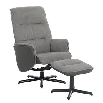 Relaxfauteuil Acous met hocker