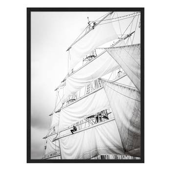 Tableau déco Sailing Black & White