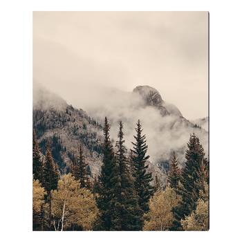 Quadro di metallo Foggy Banff