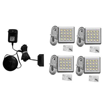 Set di 4 luci LED Porog