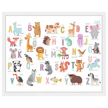 Quadro The Animal Alphabet