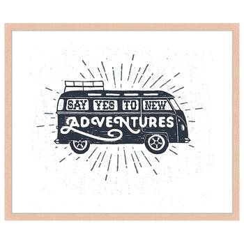 Tableau déco Say Yes to New Adventures