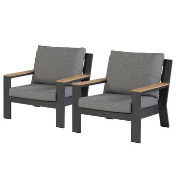 Fauteuils de jardin Valerie - Lot de 2