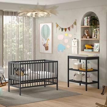 Babyzimmerset Dino 2-teilig - Babybett