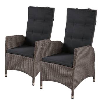 Fauteuils de jardin Braga - Lot de 2