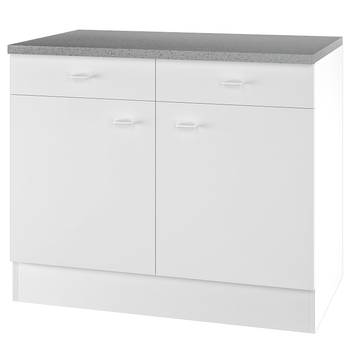 Unterschrank Cresta mit weißen Griffen