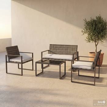 Loungeset Moupi 4-teilig