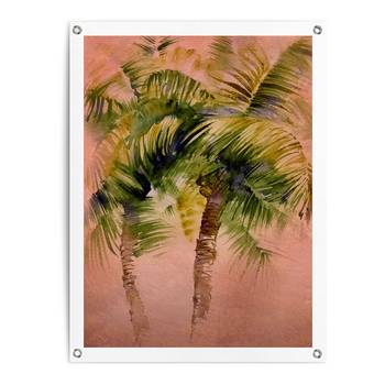 Kunstdruck Painted Palm Trees