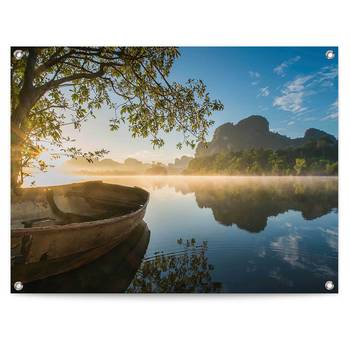 Kunstdruck Boot auf dem See