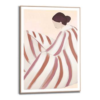 Gerahmtes Bild Striped Figure