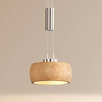 LED-Pendelleuchte Shine Wood