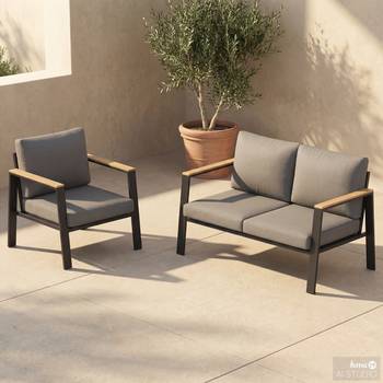 Loungeset Aviel 2-teilig Kombi D