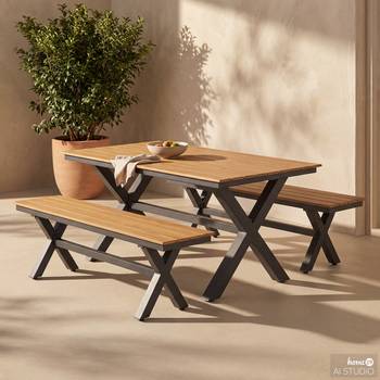 Gartensitzgruppe Hila 3-teilig