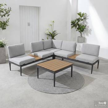 Loungegruppe Vian 4-teilig