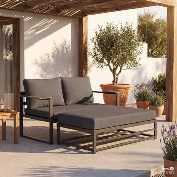 Canapé lounge Polka - 2 éléments