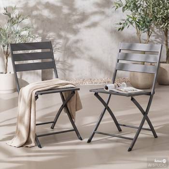 Chaise pliante Kovo lot de 2