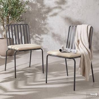 Chaise de jardin Kuna lot de 2