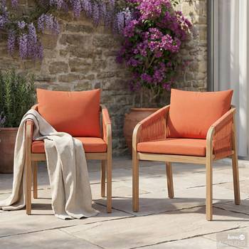 Lot de 2 chaises de jardin Evoa