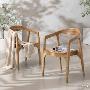 Chaise de jardin Bocca lot de 2