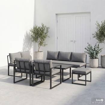 Loungeset Minto 6-teilig