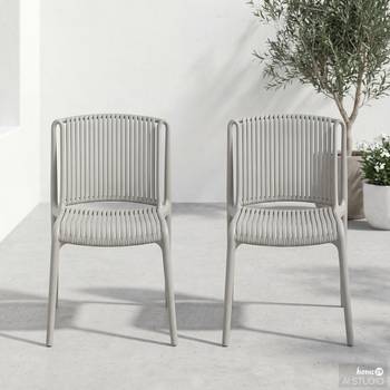 Chaise de jardin Verta - Lot de 2