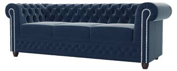 Sofa Karl 3-Sitzer, Chesterfield