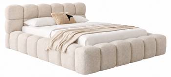 Polsterbett Mira mit Bettkasten Boucle