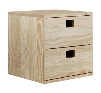 Schreibtischblock mit 2 Schubladen