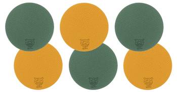 Omkeerbare onderzetter NUDE set van 6