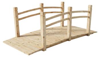 Pont de jardin en sapin