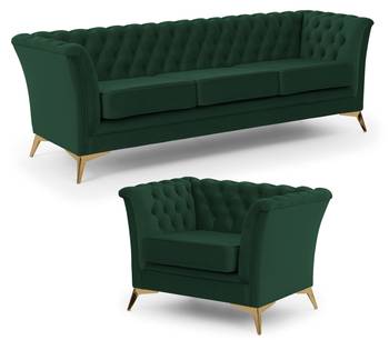 Bankstellen Whitby 3+1 Set van 2