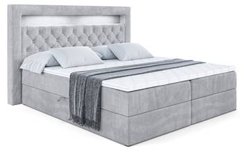 Boxspringbett - NOEL GOLD - LED