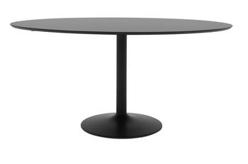 Table à manger en bois 160x110 noir