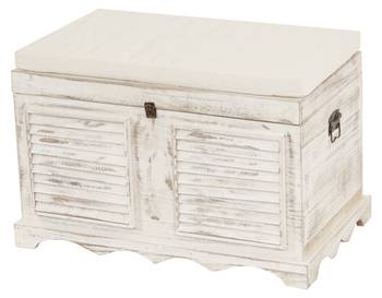 Coffre bois H356 Shabby-Look