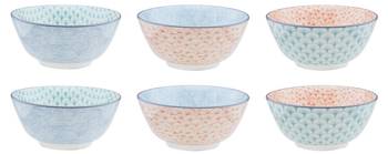 Bol PATTERN lot de 6 pièces