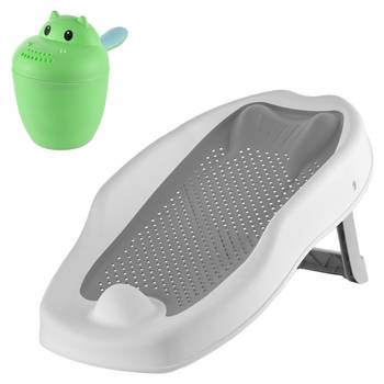 Baby-Badehilfe Set mit Haarwaschbecher