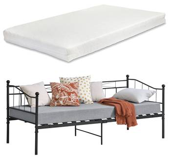 Cadre de Lit Arjeplog Acier Matelas