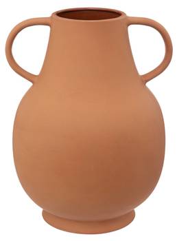 Terakotta-Vase mit Griffen, 33 cm